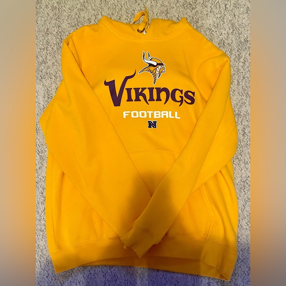 Yellow Vikings Football Sweatshirt!
